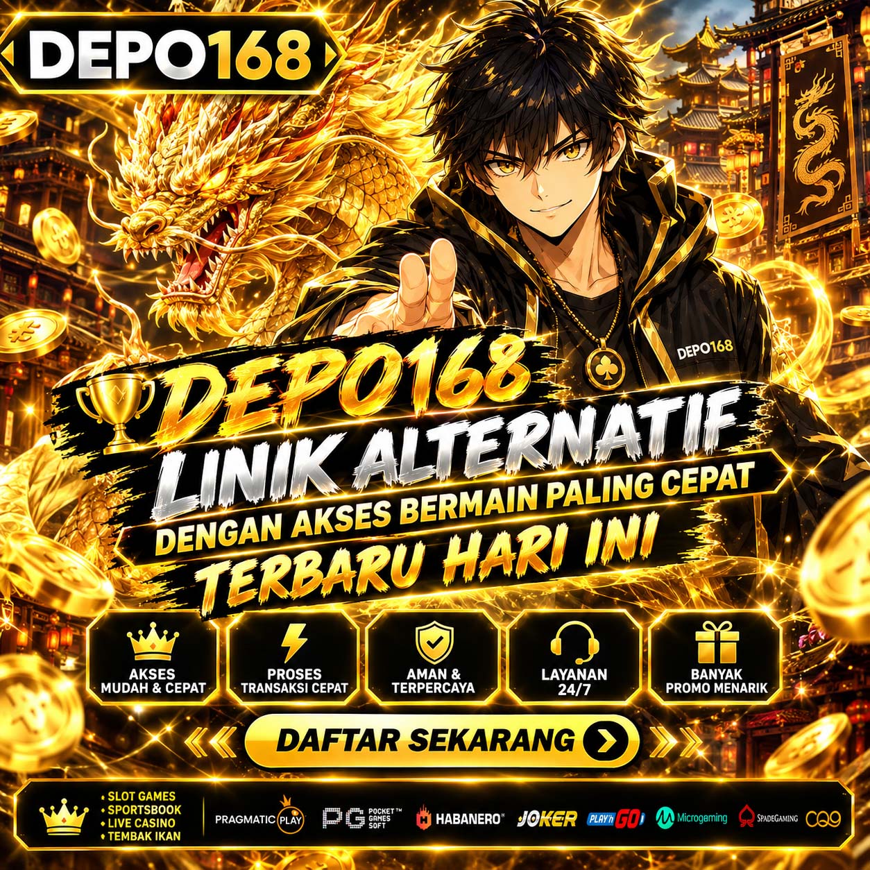 DEPO168 🏆 Link ALternatif dengan Akses Bermain Paling Cepat Terbaru Hari ini